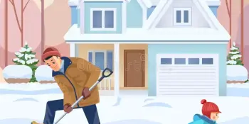 Убираем снег вместе